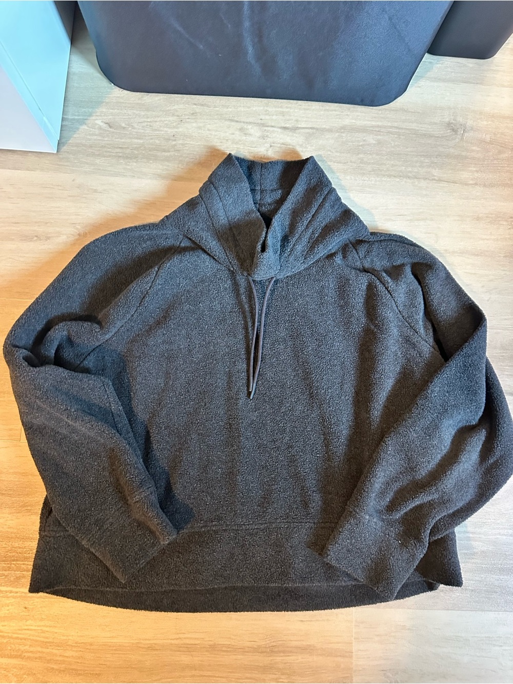 Old Navy Dark Charcoal Half-Zip Funnel Neck Sweatshirt